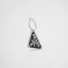 Prada Symbole Pendant Right Earring