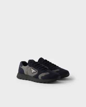 Prax Suede and Re-Nylon Sneakers