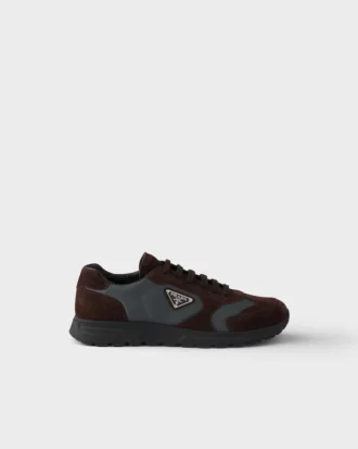 Prax Suede and Re-Nylon Sneakers
