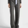 Prince of Wales Check Moulina Wool Pants