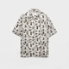 Printed Cotton Blend Shirt