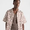 Printed Cotton Bowling Shirt