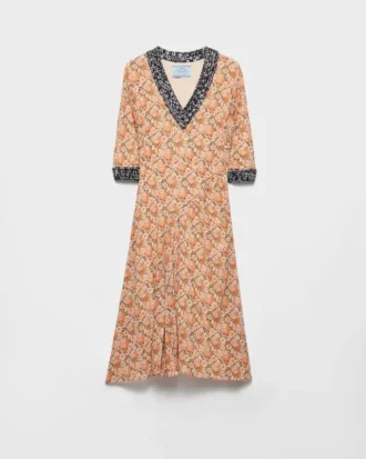 Printed Georgette Dress