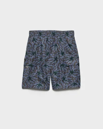 Printed Re-Nylon Swim Trunks