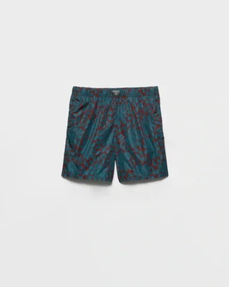 Printed Re-Nylon Swim Trunks
