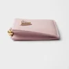 Printed Saffiano Leather Card Holder