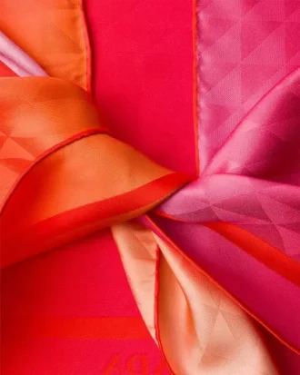 Printed Silk Twill Halter Top