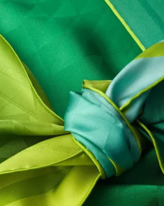 Printed Silk Twill Halter Top