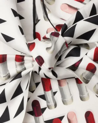 Printed Silk Twill Halter Top