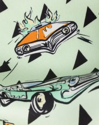 Printed Silk Twill Scarf 55