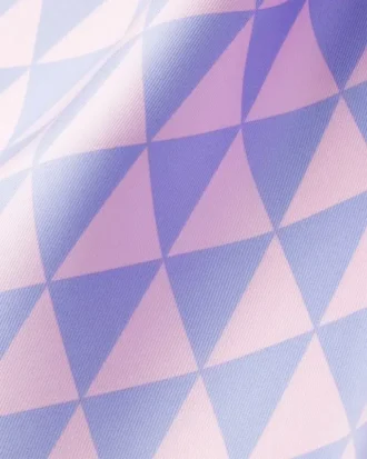 Printed Silk Twill Scarf 55