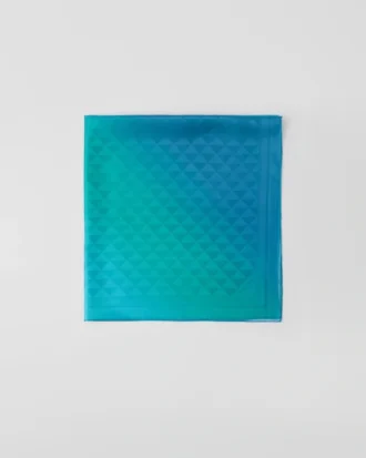 Printed Silk Twill Scarf 90