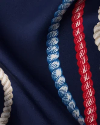 Printed Silk Twill Scarf 90