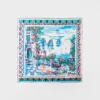 Printed Silk Twill Scarf 90