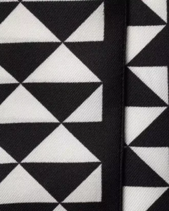 Printed Silk Twill Skinny Scarf