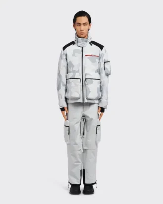 Printed Technical Fabric Ski Windbreaker