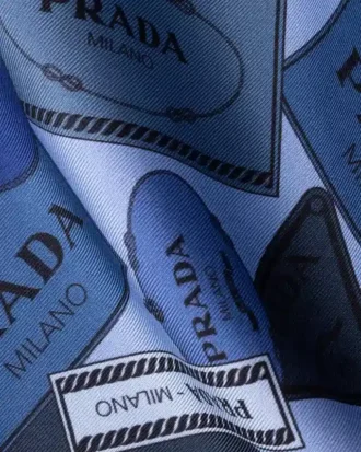 Printed Twill Scarf 55