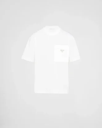 Re-Nylon and Jersey T-Shirt