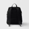 Re-Nylon and Leather Backpack