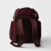 Re-Nylon and Leather Backpack