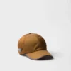 Re-Nylon and Leather Baseball Cap
