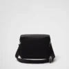 Re-Nylon and Leather Shoulder Bag