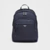 Re-Nylon and Saffiano Leather Backpack
