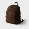 Re-Nylon and Saffiano Leather Backpack