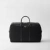 Re-Nylon and Saffiano Leather Duffel Bag