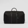 Re-Nylon and Saffiano Leather Duffle Bag