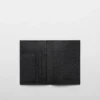 Re-Nylon and Saffiano Leather Passport Holder
