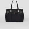 Re-Nylon and Saffiano Leather Pet Bag