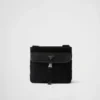 Re-Nylon and Saffiano Leather Shoulder Bag