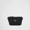 Re-Nylon and Saffiano Leather Shoulder Bag