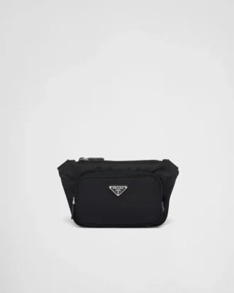 Re-Nylon and Saffiano Leather Shoulder Bag