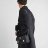 Re-Nylon and Saffiano Leather Shoulder Bag