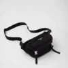 Re-Nylon and Saffiano Leather Shoulder Bag