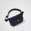 Re-Nylon and Saffiano Leather Shoulder Bag