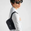 Re-Nylon and Saffiano Leather Shoulder Bag