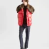 Re-Nylon and Shearling Down Vest