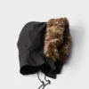 Re-Nylon and Shearling Hood
