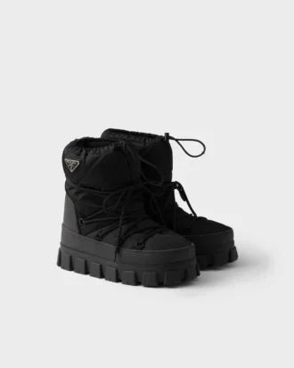 Re-Nylon Gabardine Apras Ski Booties