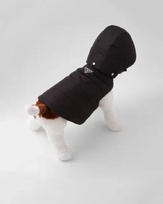 Re-Nylon Puffer Dog Coat with Hood