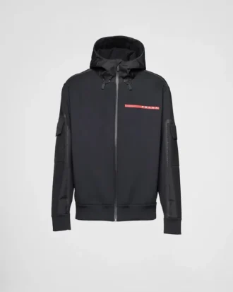 Recycled Technical Jersey Hoodie