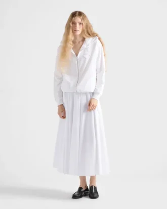 Reversible Cotton Jersey and Re-Nylon Circle Skirt