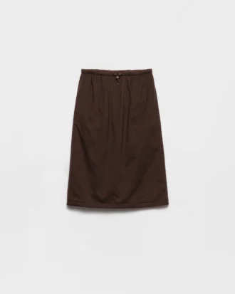 Reversible Cotton Jersey and Re-Nylon Skirt