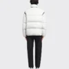 Reversible Cropped Light Re-Nylon Down Jacket