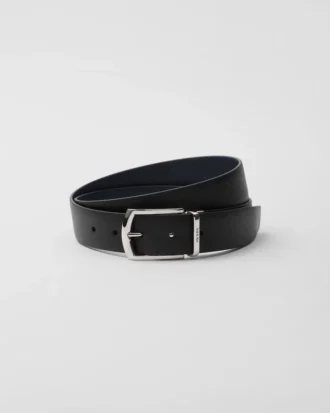 Reversible Saffiano Leather Belt