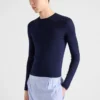 Ribbed Cotton Crew-Neck Sweater