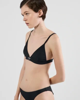 Ribbed Knit Bikini Bottom